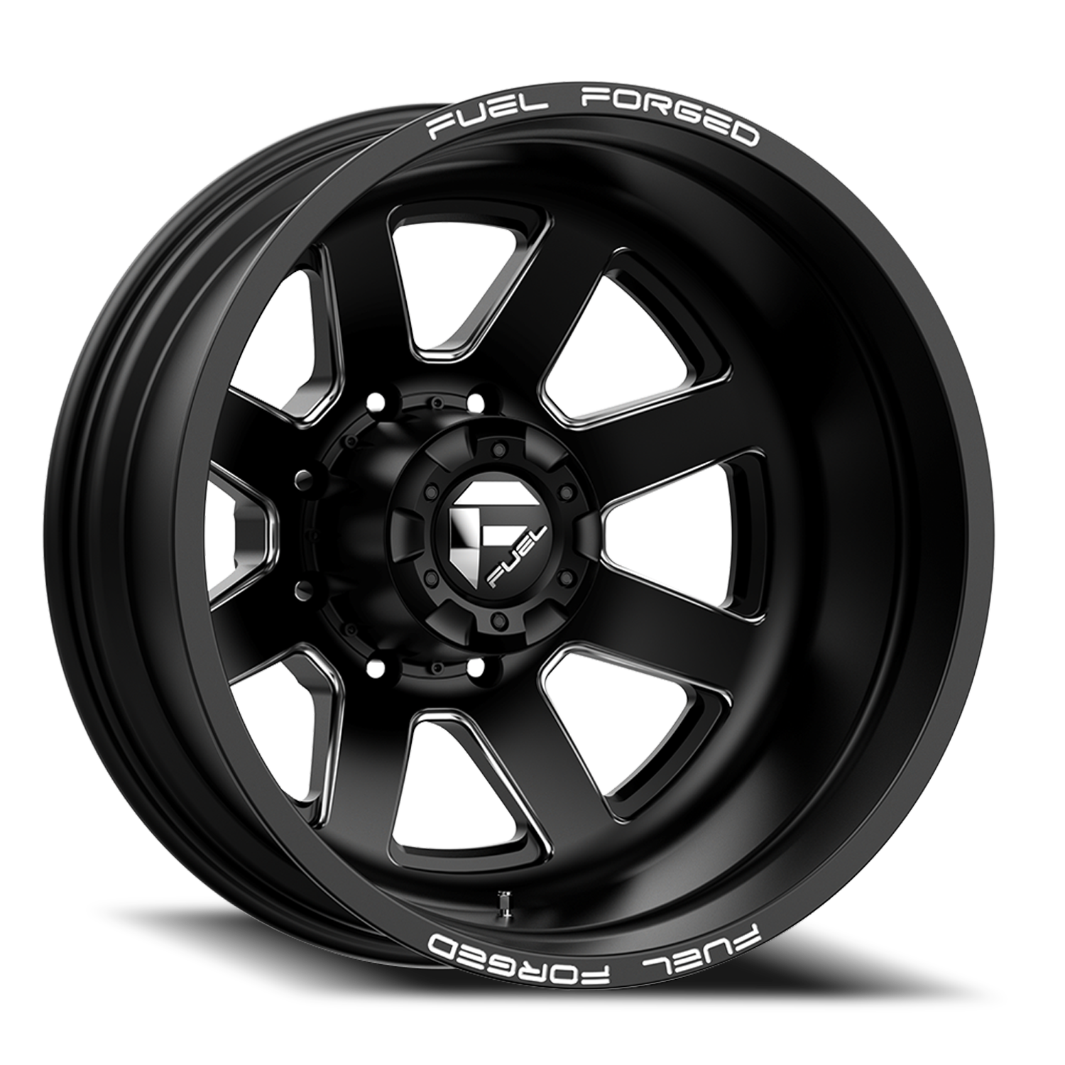Dually 22X8.5 FF09D Dually DE09 BK Matte Black Milled Fuel Off Road Wheels