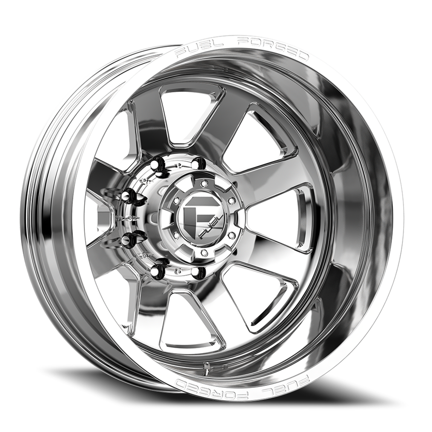 Dually 20X8.25 FF09D Dually DE09 PO Polished Fuel Off Road Wheels-6