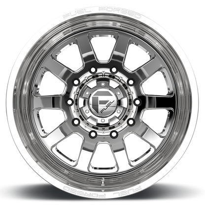 Dually 20X8.25 FF09D Dually DE09 PO Polished Fuel Off Road Wheels-2
