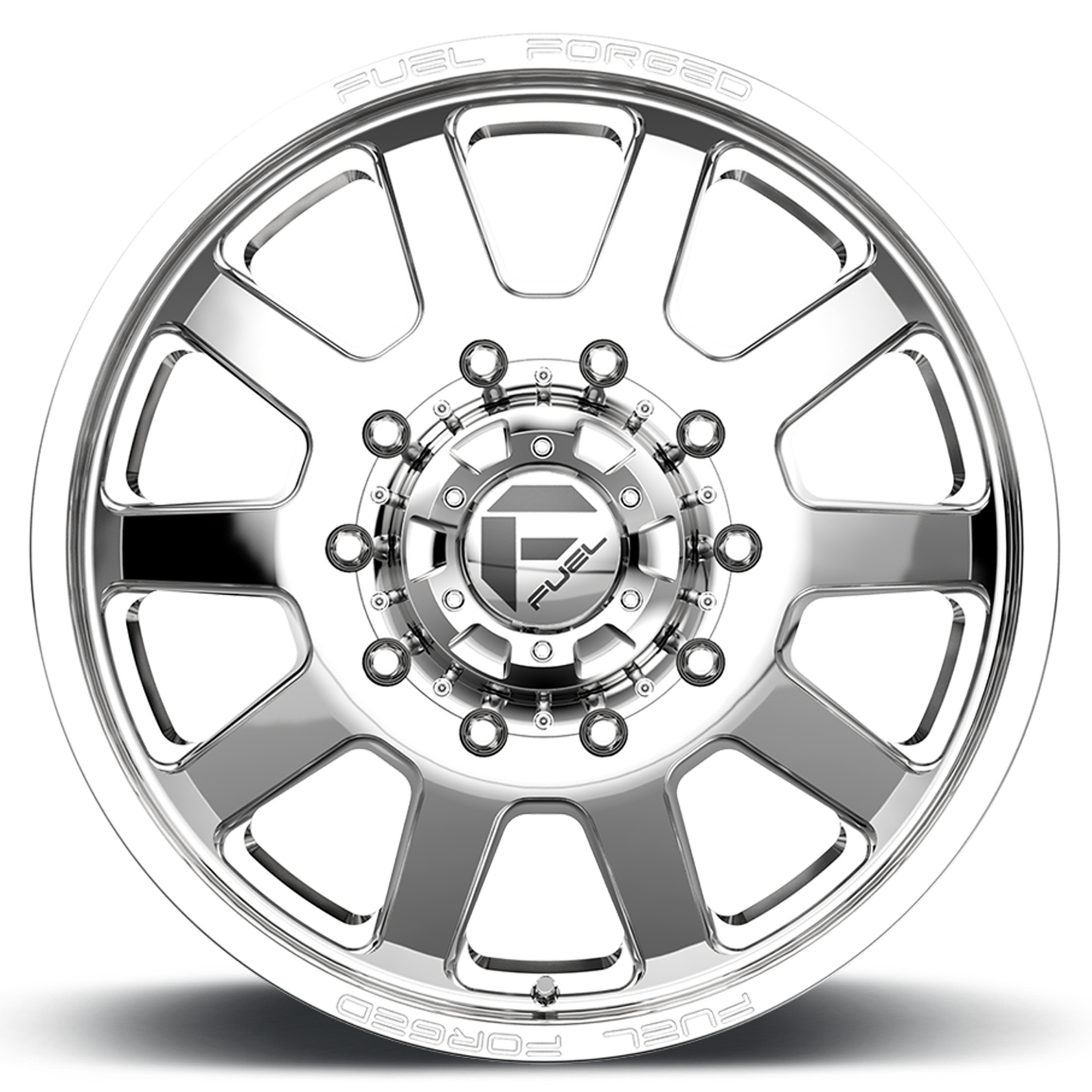 Dually 20X8.25 FF09D Dually DE09 PO Polished Fuel Off Road Wheels-5