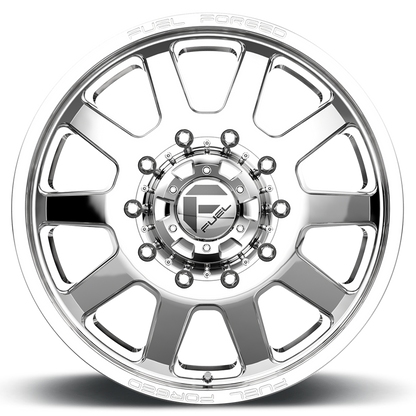 Dually 20X8.25 FF09D Dually DE09 PO Polished Fuel Off Road Wheels-5