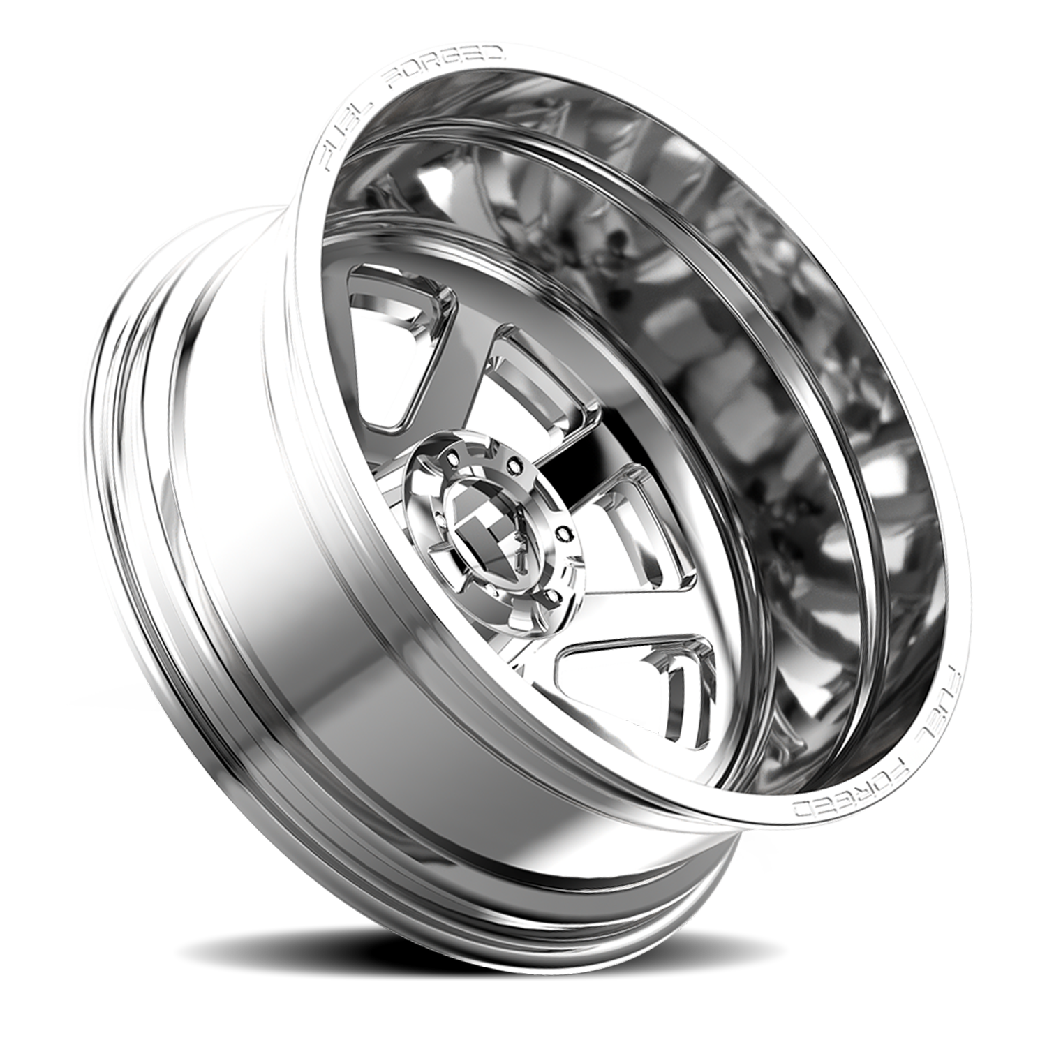 Dually 22X8.5 FF09D Dually DE09 PO Polished Fuel Off Road Wheels-1