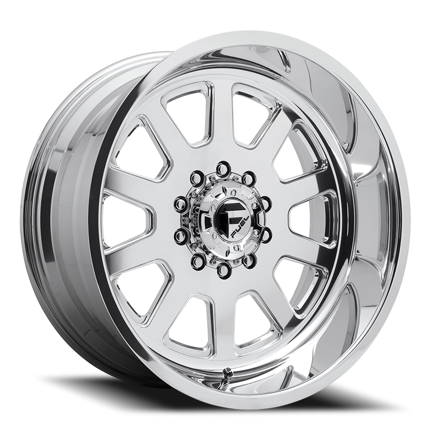 Dually 24X12 FF09D Dually DE09 Super Single PO Polished Fuel Off Road Wheels-3