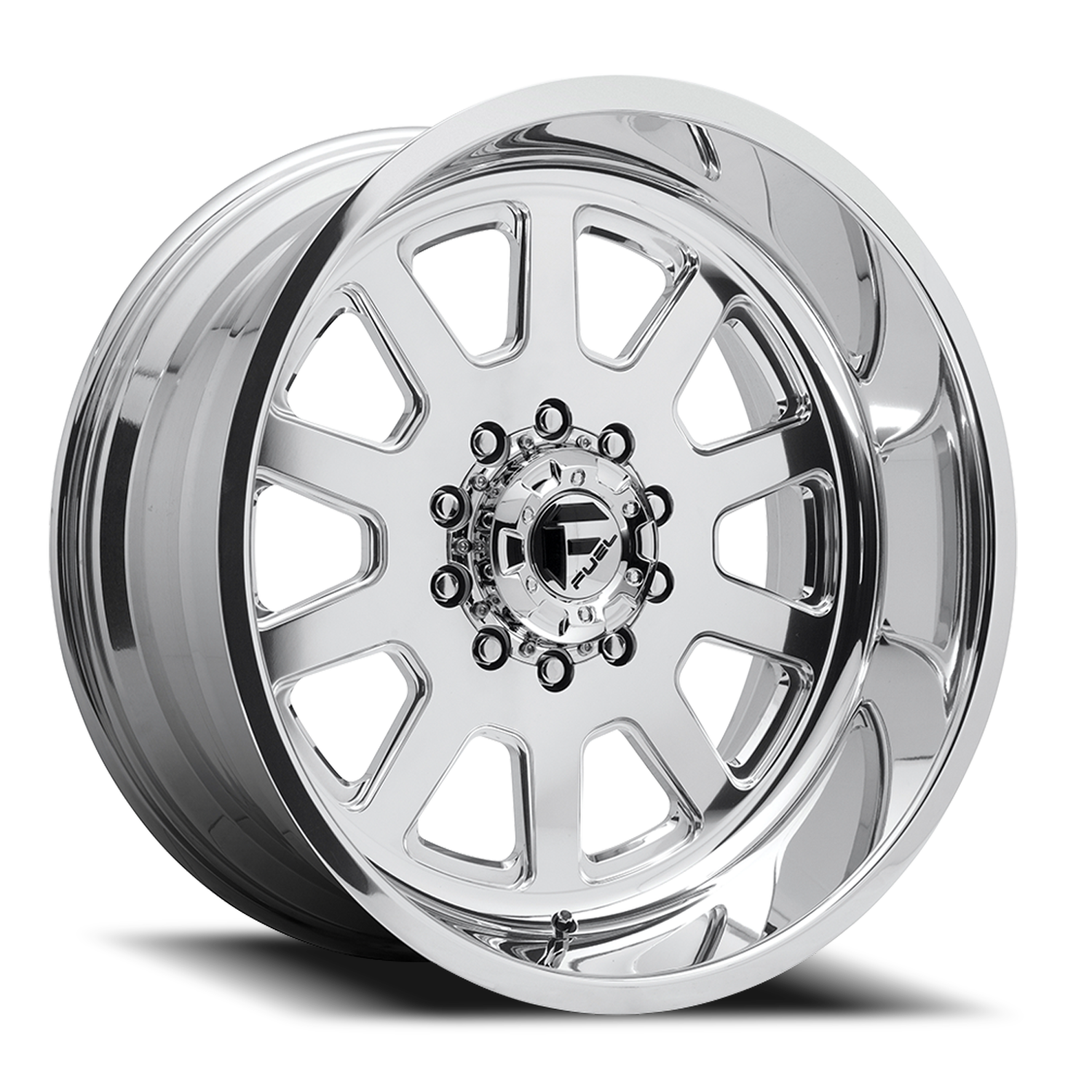 Dually 24X12 FF09D Dually DE09 Super Single PO Polished Fuel Off Road Wheels