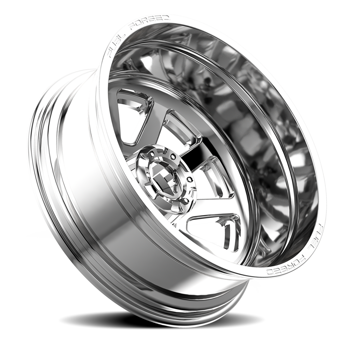 Dually 24X8.25 FF09D Dually DE09 PO Polished Fuel Off Road Wheels-4