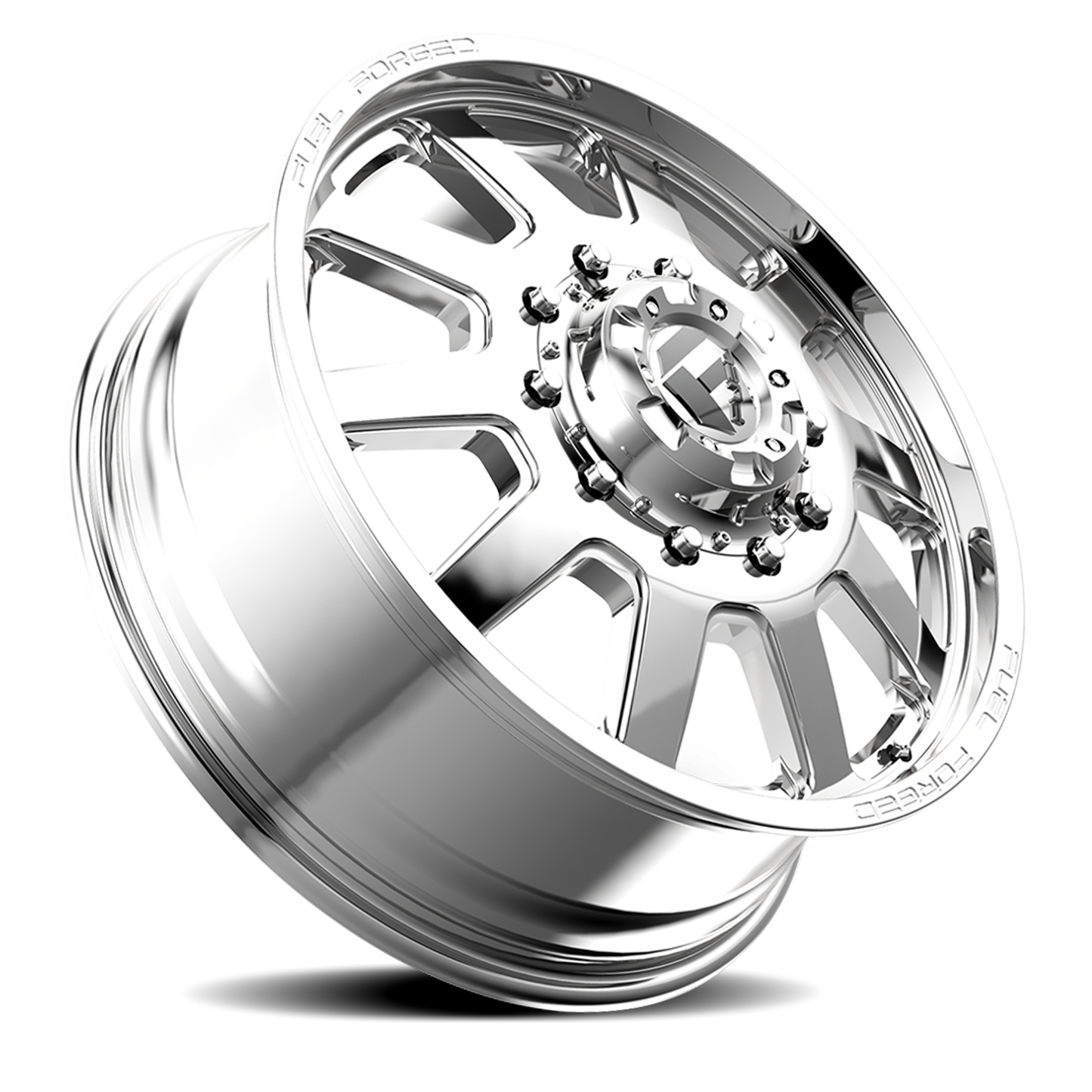 Dually 24X8.25 FF09D Dually DE09 PO Polished Fuel Off Road Wheels-7
