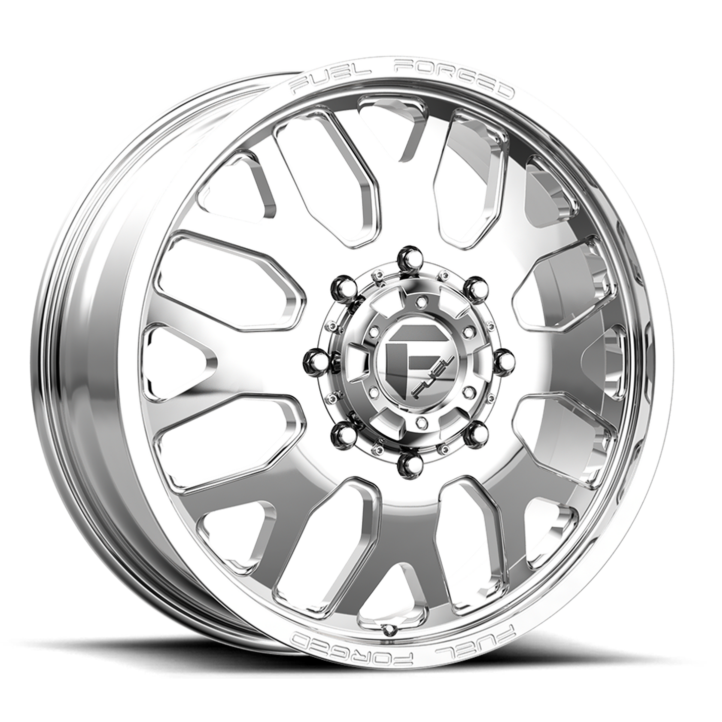 Dually 20X8.25 FF19D Dually DE19 PO Polished Fuel Off Road Wheels-15