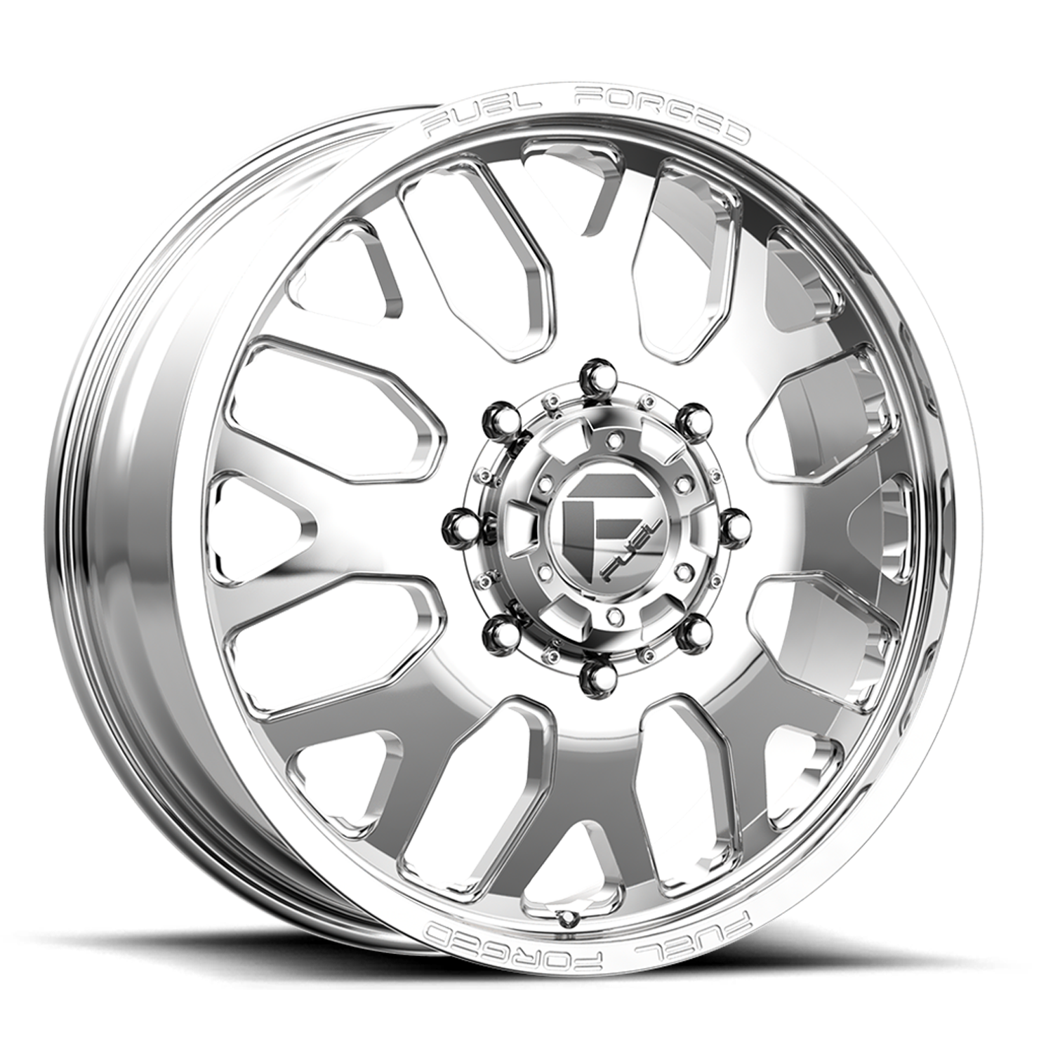 Dually 20X8.25 FF19D Dually DE19 PO Polished Fuel Off Road Wheels-15
