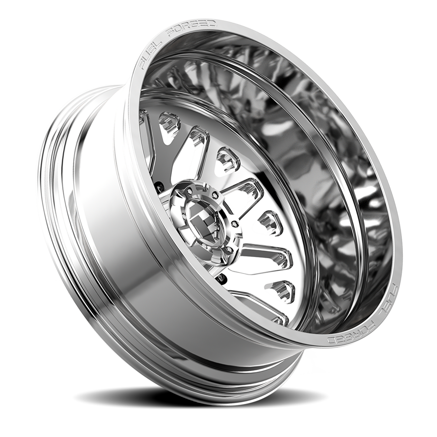 Dually 20X8.25 FF19D Dually DE19 PO Polished Fuel Off Road Wheels-13