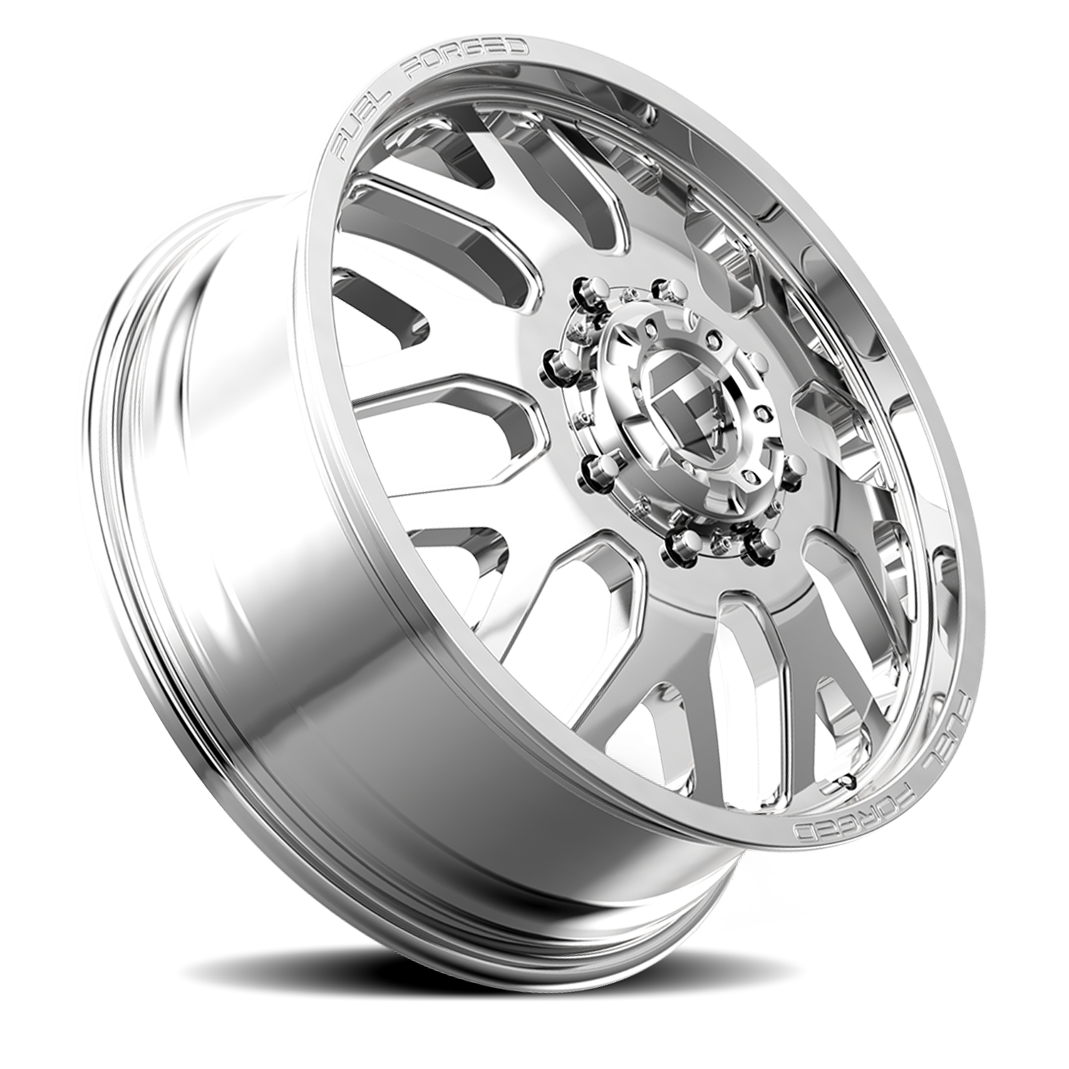 Dually 20X8.25 FF19D Dually DE19 PO Polished Fuel Off Road Wheels-16
