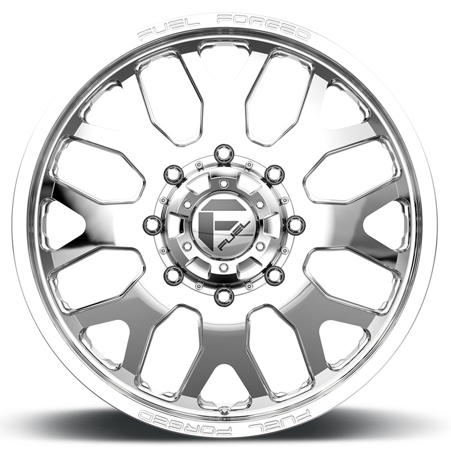 Dually 20X8.25 FF19D Dually DE19 PO Polished Fuel Off Road Wheels-17