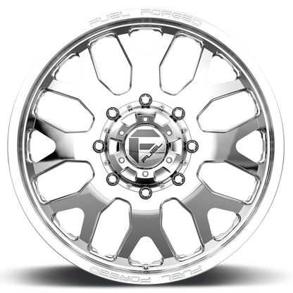 Dually 20X8.25 FF19D Dually DE19 PO Polished Fuel Off Road Wheels-17
