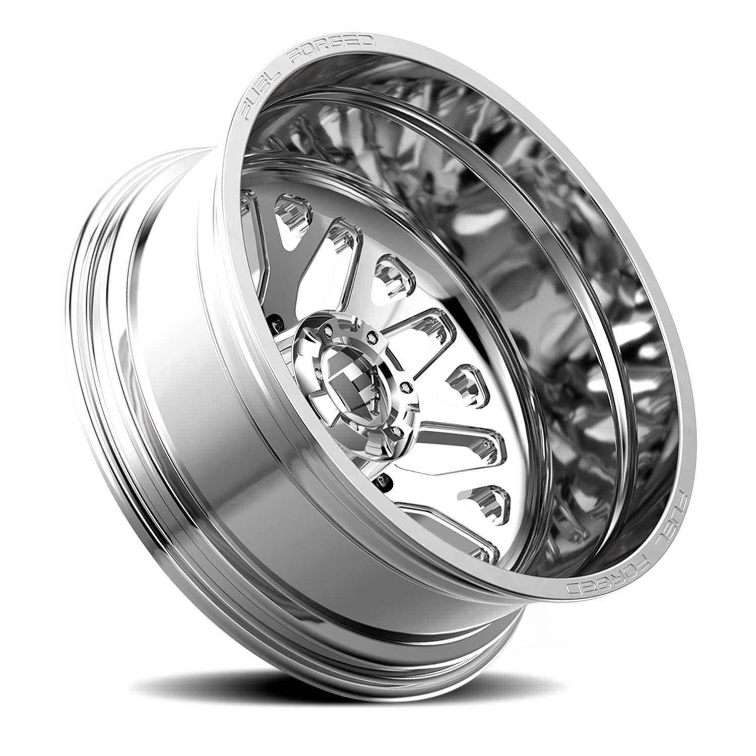 Dually 20X8.25 FF19D Dually DE19 PO Polished Fuel Off Road Wheels-7