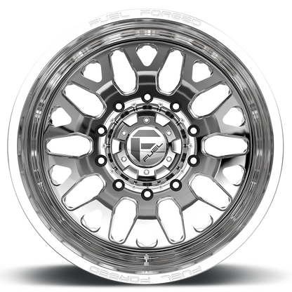 Dually 20X8.25 FF19D Dually DE19 PO Polished Fuel Off Road Wheels-8