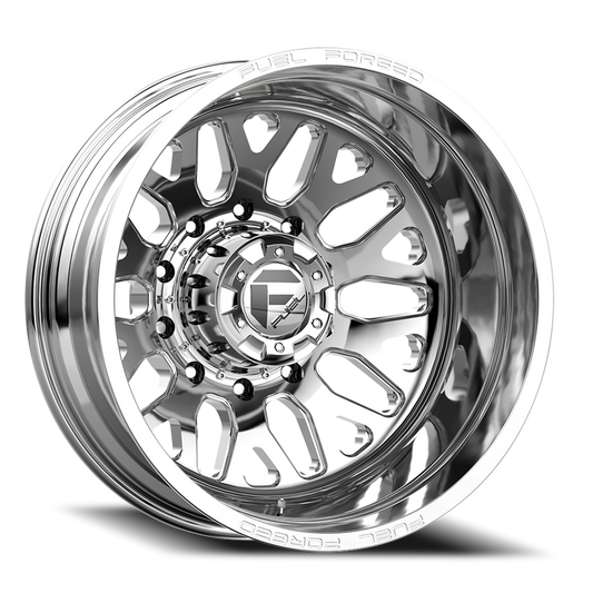 Dually 24X8.25 FF19D Dually DE19 PO Polished Fuel Off Road Wheels