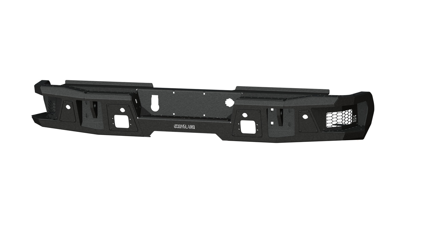 A2 Rear Bumper For 2020-2026 Silverado/Sierra 2500/3500 HD Light Cutouts Bodyguard Bumpers-1