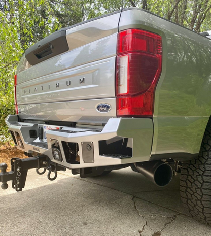 A2 Rear Bumper For 2017-2022 Ford F250/F350/F450 Superduty Light Cutouts Bodyguard Bumpers-3