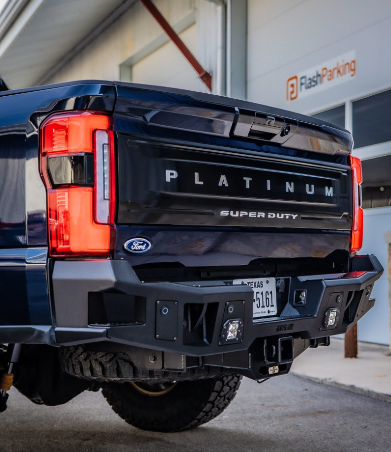 A2 Rear Bumper For 2023-2026 Ford F250/F350/F450 Superduty Sensor Cutouts Light Cutouts Bodyguard Bumpers-1