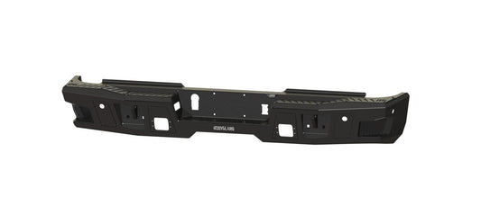A2 Rear Bumper For 2019-2026 Ram 2500/3500 HD No Sensor Cutouts Light Cutouts Bodyguard Bumpers