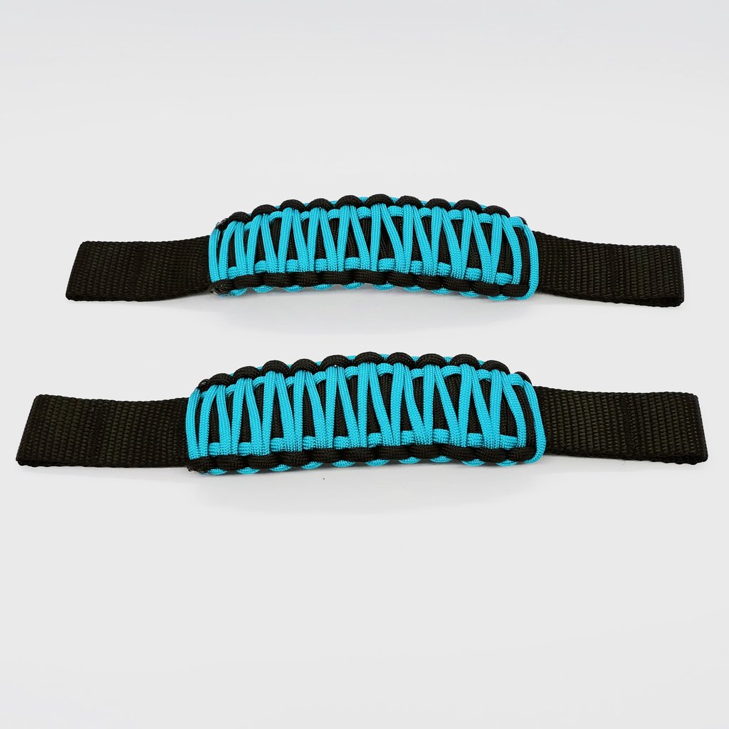 Adjustable Paracord Door Limiting Straps For 1987-2025 Jeep YJ/TJ/JK/JKU/JL/JLU/Gladiator Pair Bartact