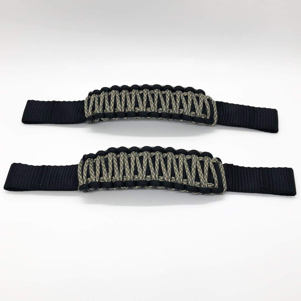 Adjustable Paracord Door Limiting Straps For 1987-2025 Jeep YJ/TJ/JK/JKU/JL/JLU/Gladiator Pair Bartact-24