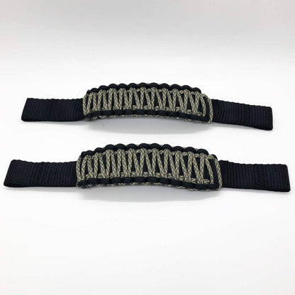 Adjustable Paracord Door Limiting Straps For 1987-2025 Jeep YJ/TJ/JK/JKU/JL/JLU/Gladiator Pair Bartact-24