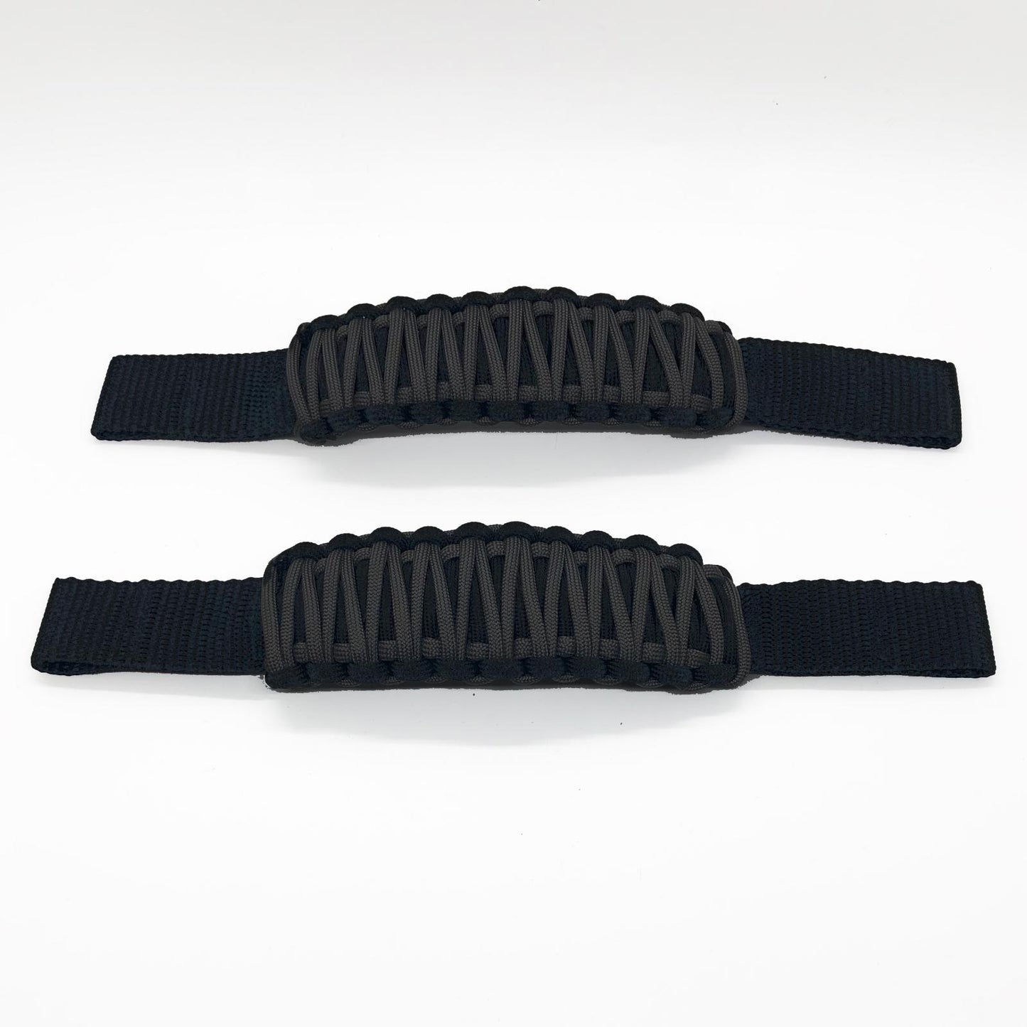 Adjustable Paracord Door Limiting Straps For 1987-2021 Jeep Wrangler YJ/TJ/JK/JKU/JL/JLU/Gladiator Black Pair Bartact