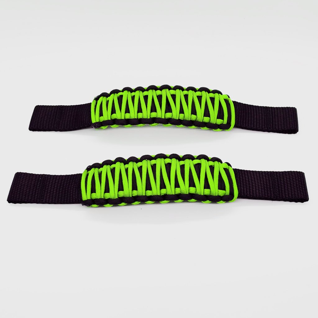 Adjustable Paracord Door Limiting Straps For 1987-2025 Jeep YJ/TJ/JK/JKU/JL/JLU/Gladiator Pair Bartact-16