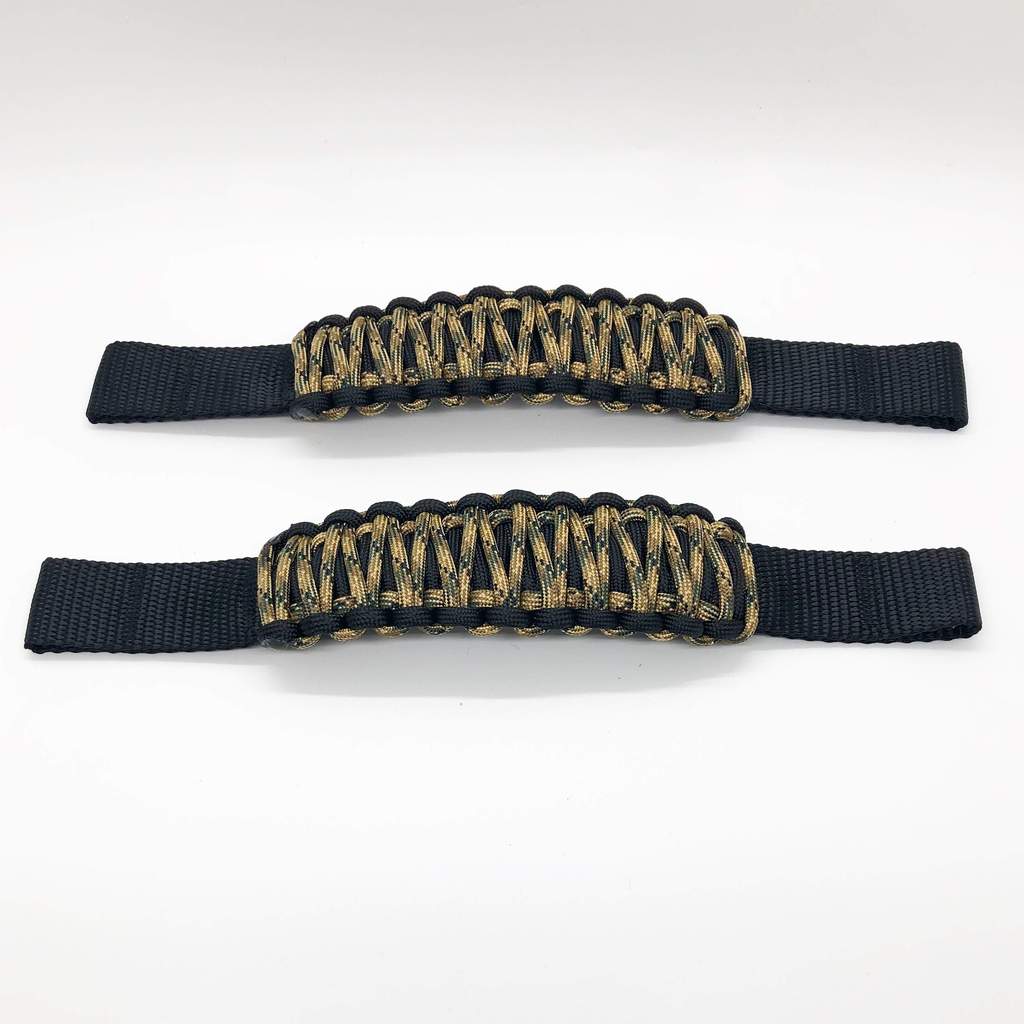Adjustable Paracord Door Limiting Straps For 1987-2025 Jeep YJ/TJ/JK/JKU/JL/JLU/Gladiator Pair Bartact-15