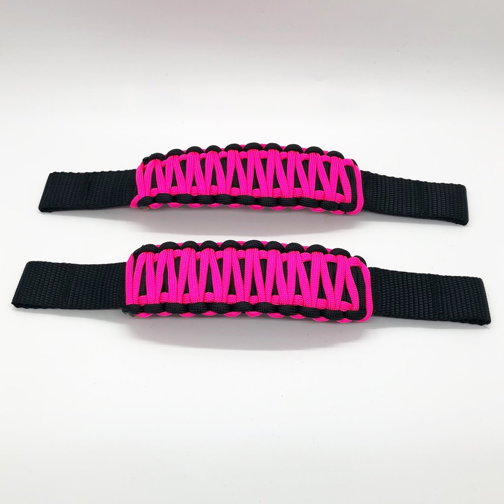 Adjustable Paracord Door Limiting Straps For 1987-2025 Jeep YJ/TJ/JK/JKU/JL/JLU/Gladiator Pair Bartact-12