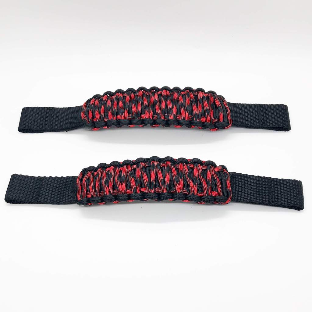 Adjustable Paracord Door Limiting Straps For 1987-2025 Jeep YJ/TJ/JK/JKU/JL/JLU/Gladiator Pair Bartact-9