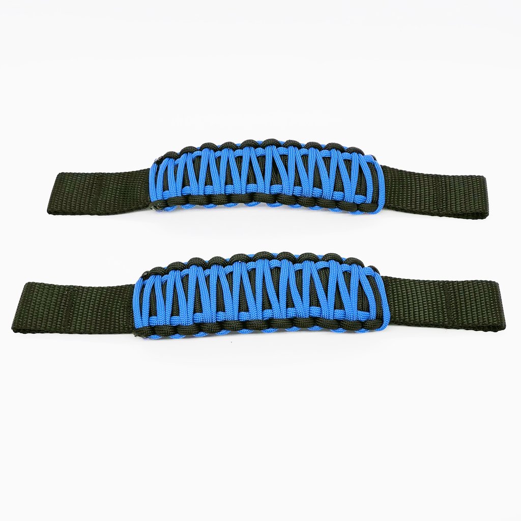 Adjustable Paracord Door Limiting Straps For 1987-2025 Jeep YJ/TJ/JK/JKU/JL/JLU/Gladiator Pair Bartact-7