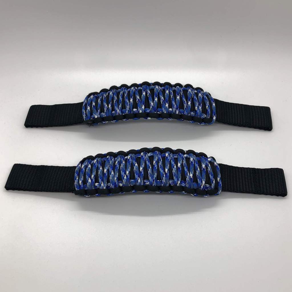Adjustable Paracord Door Limiting Straps For 1987-2025 Jeep YJ/TJ/JK/JKU/JL/JLU/Gladiator Pair Bartact-4