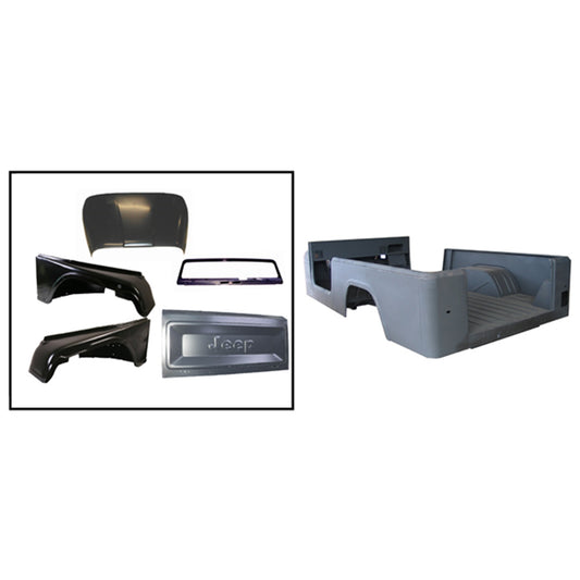Body Tub Jeep Marked Replaces OE 5763816 OMIX-1