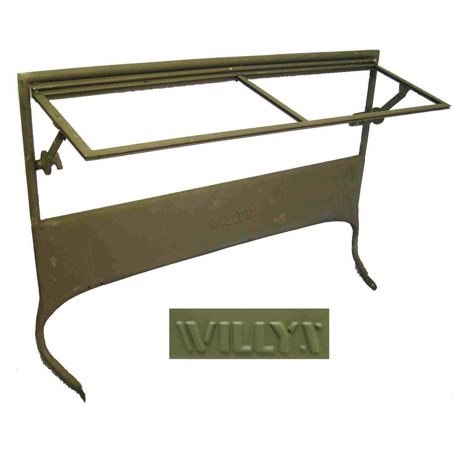 Windshield Frame Willys Marked 1946-1949 CJ2A OMIX