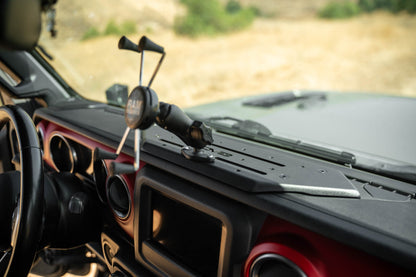 2018 2024 Jeep Wrangler JL, JLU Gladiator JT V8 Device Dash Mount V2 DV8 Offroad-13