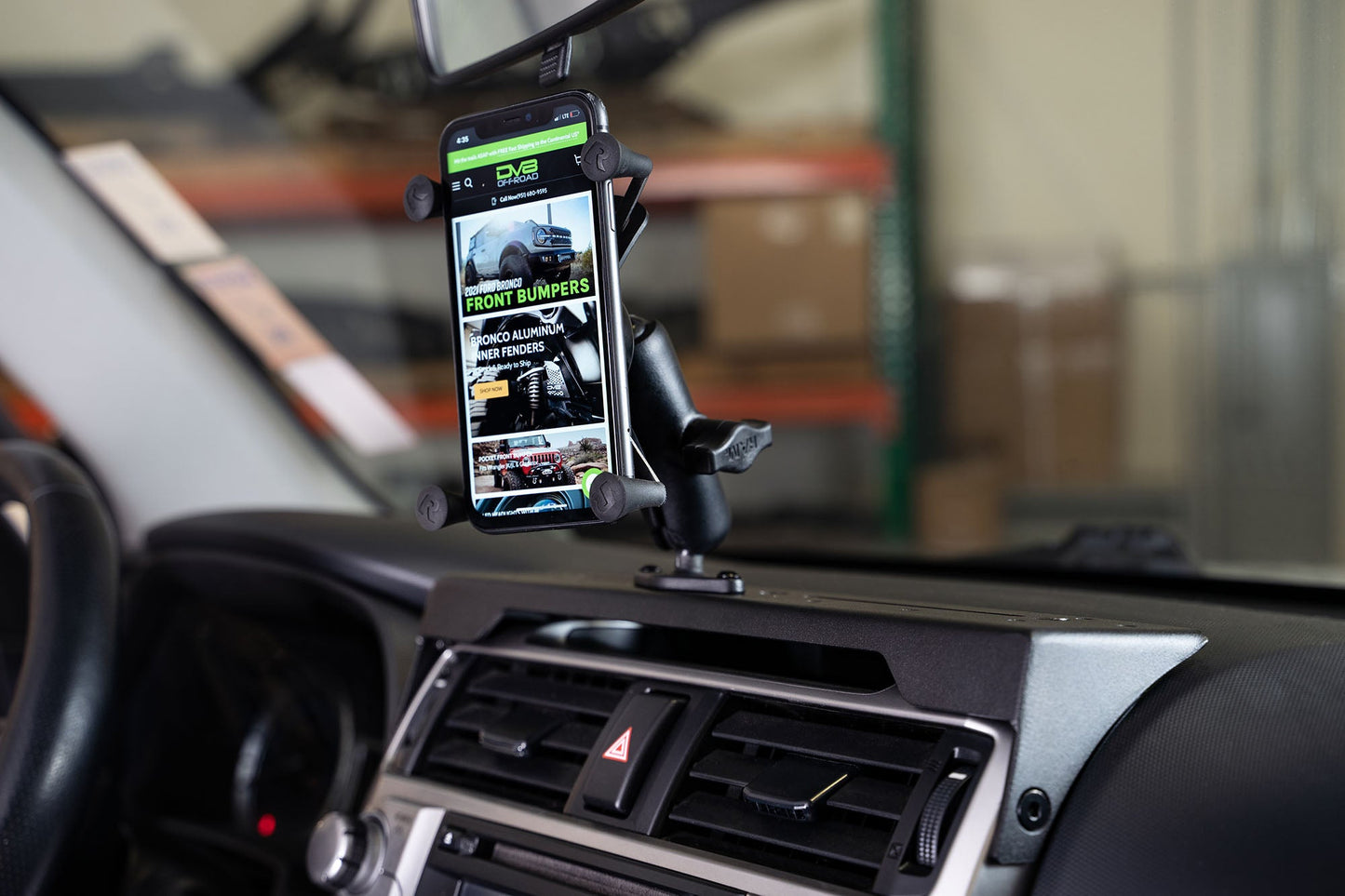 2010 2024 Toyota 4Runner Digital Device Dash Mount DV8 Offroad-1