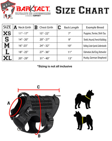 BarKtact Tactical Dog Vest Harness Bartact-21