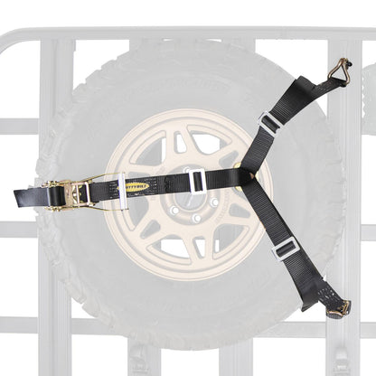 Defender Platform 3 Way Tire Strap Smittybilt