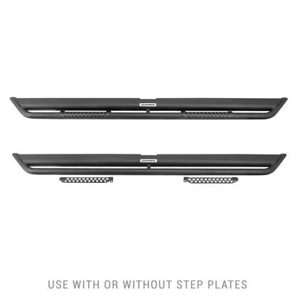 Dominator Xtreme DS SideSteps With Mounting Bracket Kit Textured Black 2021-2025 Ford Bronco Go Rhino-2