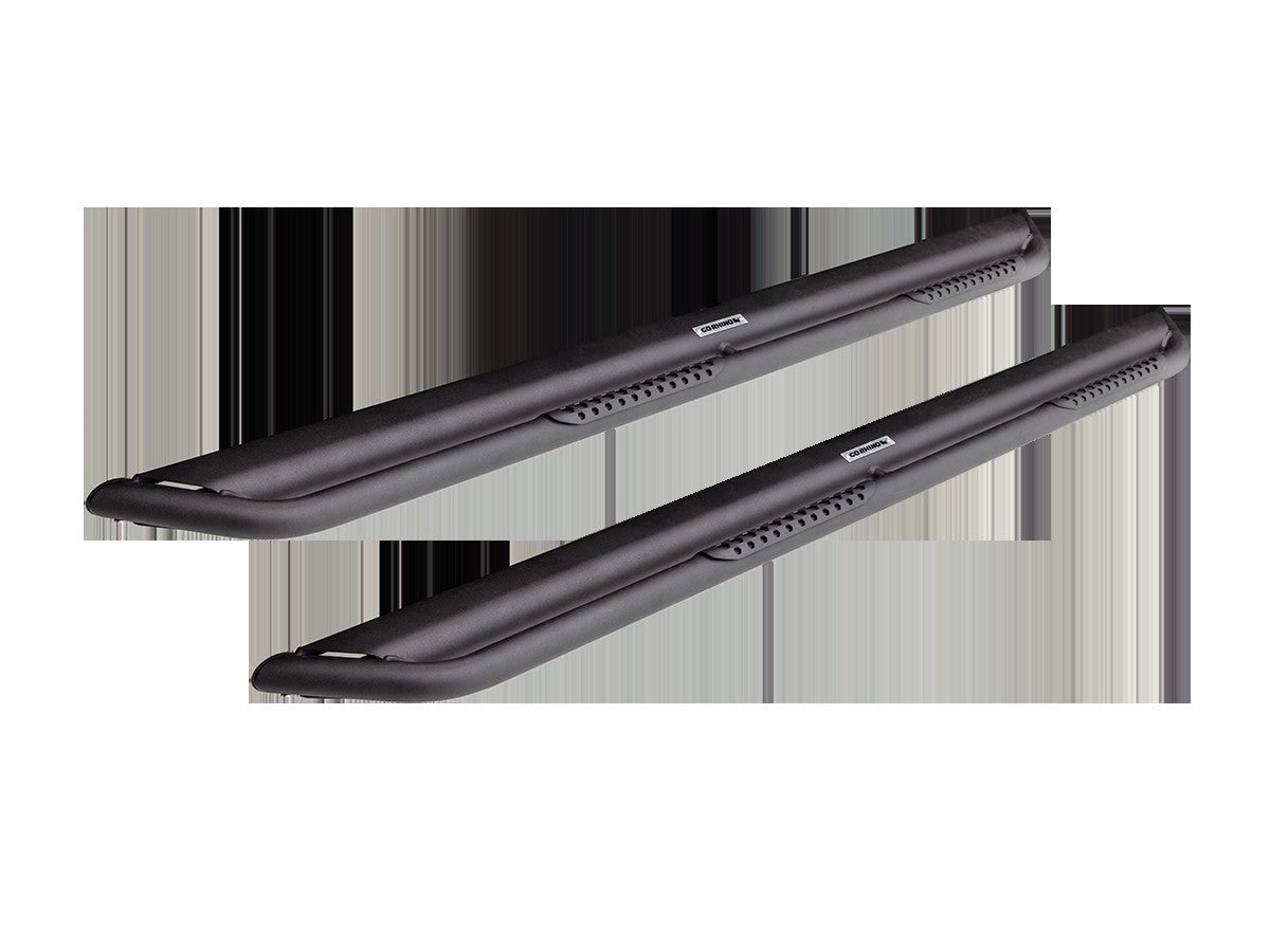 Dominator Xtreme DS SideSteps With Mounting Bracket Kit Textured Black For 2007-2018 Jeep Wrangler JK Go Rhino-1