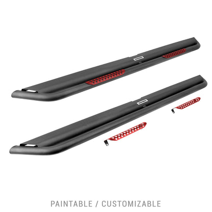 Dominator Xtreme DS SideSteps Boards Only Textured Black 2007-2026 Jeep Wrangler For 2015-2025 Ford F-150 2017-2026 Ford F-250/F-350 2018-2018 Jeep Wrangler JK Go Rhino-2