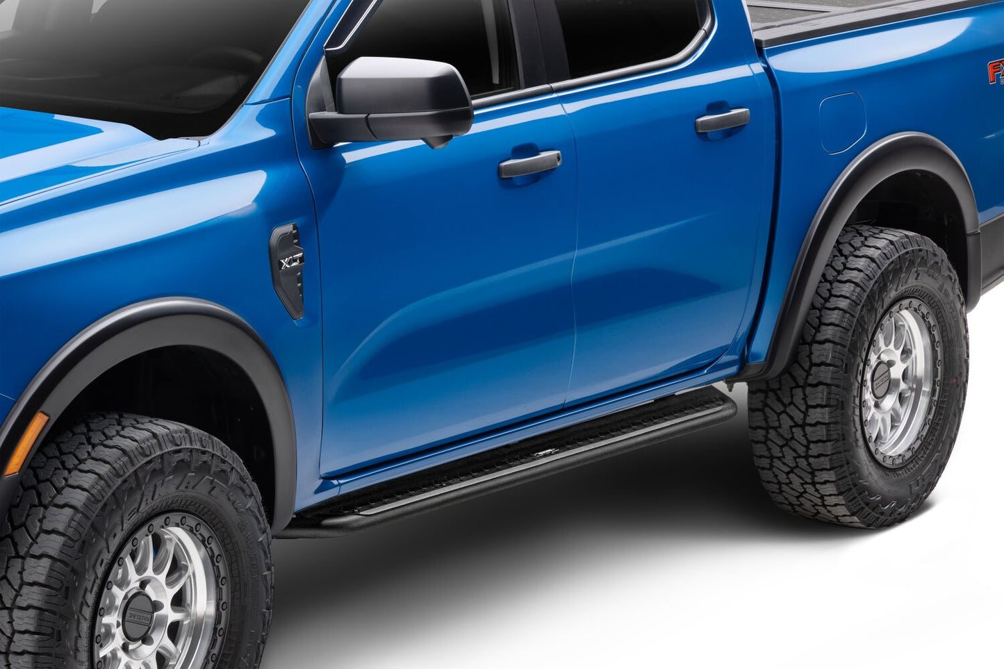 Dominator Xtreme DSS SideSteps With Mounting Bracket Kit Textured Black 2019-2026 Ford Ranger Go Rhino-6