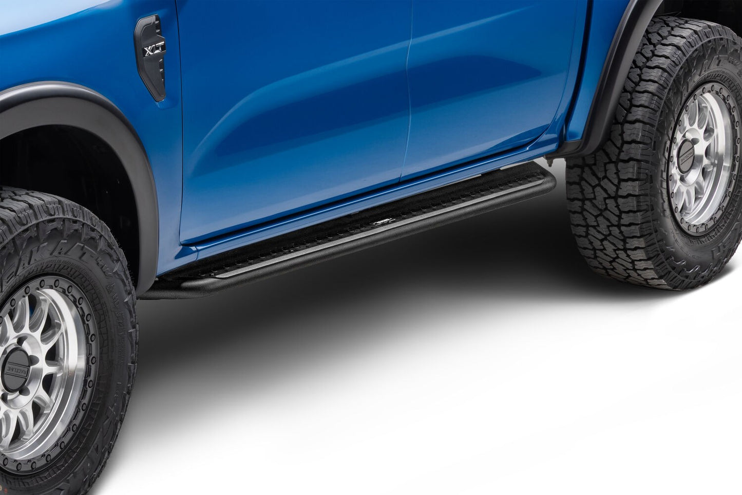 Dominator Xtreme DSS SideSteps With Mounting Bracket Kit Textured Black 2019-2026 Ford Ranger Go Rhino-7