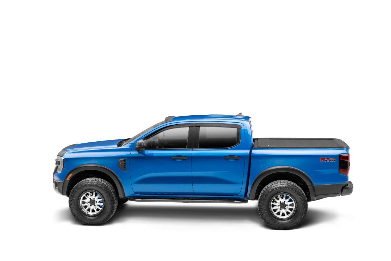 Dominator Xtreme DSS SideSteps With Mounting Bracket Kit Textured Black 2019-2026 Ford Ranger Go Rhino-9
