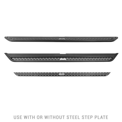 Dominator Xtreme DSS SideSteps With Mounting Bracket Kit Textured Black 2019-2026 Sierra 1500 2020-2026 Sierra 2500/3500 HD Go Rhino-4