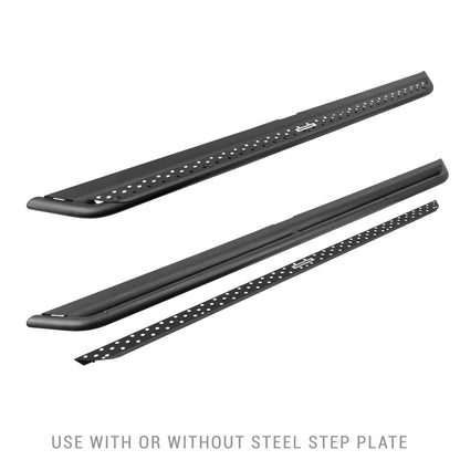 Dominator Xtreme DSS Steps W/Rocker Panel Kit XtraCab Texured Black 2024-2026 Toyota Tacoma Go Rhino-8