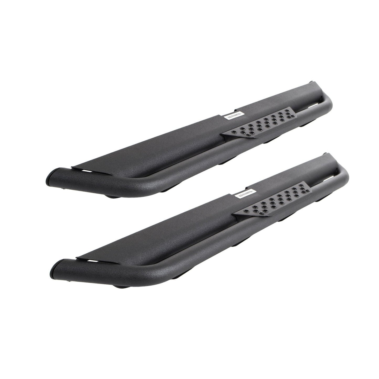 Dominator Xtreme DT Side Steps with Mounting Bracket Kit Textured Black 2021-2025 Ford Bronco 2 Door Go Rhino