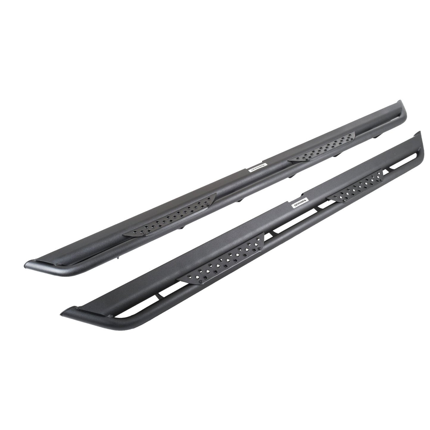 Dominator Xtreme DT Side Steps with Mounting Bracket Kit Textured Black 2015-2026 Ford F-150/ F-250/F-350 Go Rhino