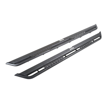 Dominator Xtreme DT Side Steps with Mounting Bracket Kit Textured Black 2015-2026 Ford F-150/ F-250/F-350 Go Rhino